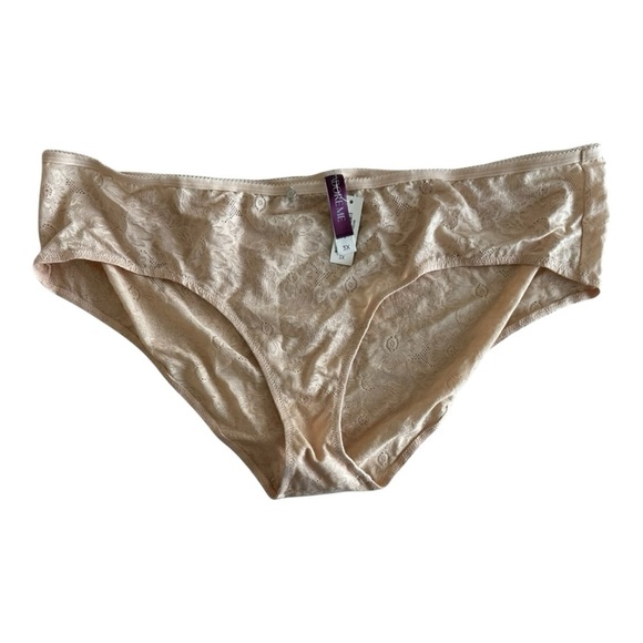 Adore‎ Me plus size Lace Panties in Beige 3x - Picture 1 of 4